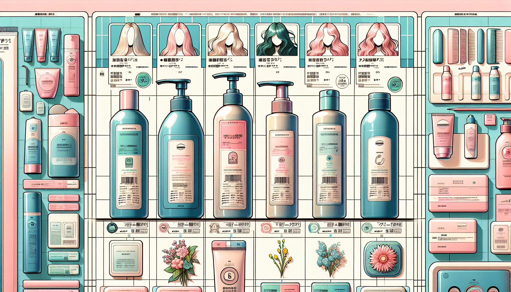 Collage of top 5 hair care products for 2026.