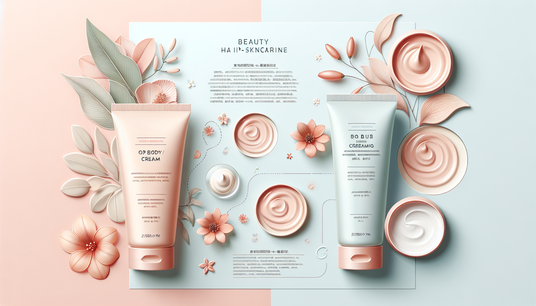Collage of featured body creams showcasing their packaging, benefits, and natural ingredients.