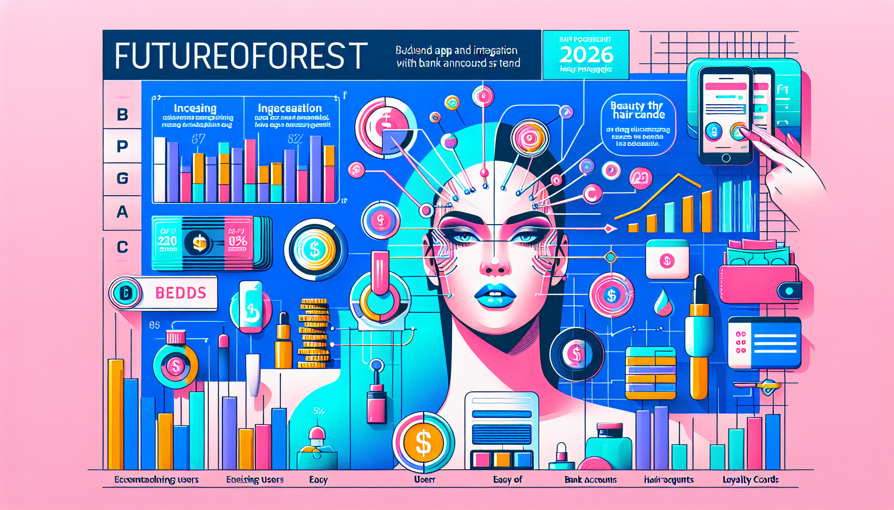 Infographic on budgeting apps trends for 2026.