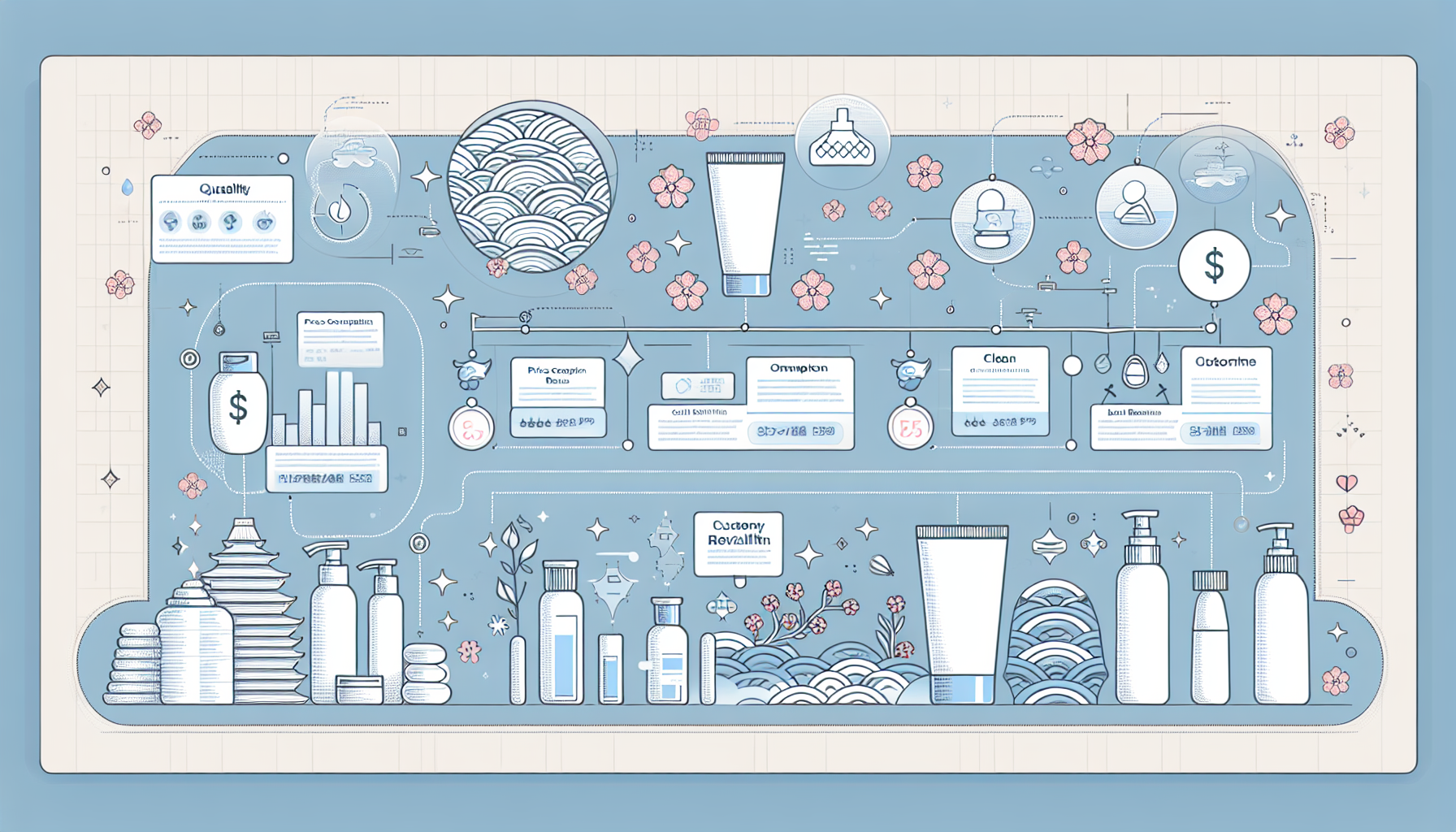 Infographic on key points for selecting products during shopping.