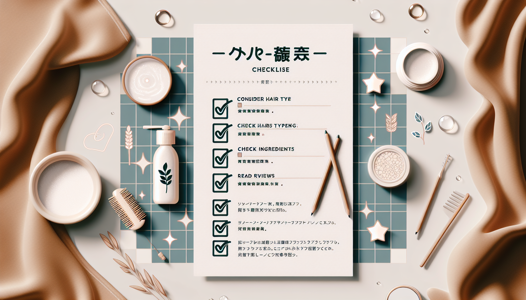 Checklist for choosing hair care products with tips for 2026.