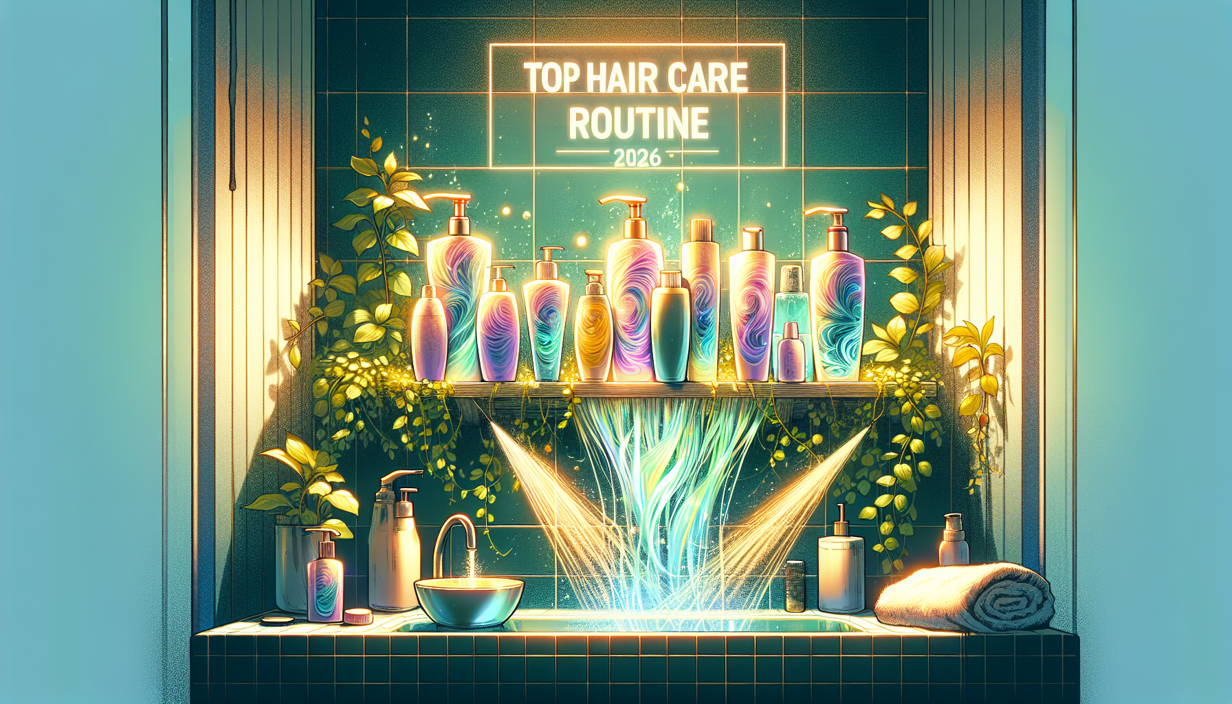 latest hair care products for 2026 on a stylish shelf