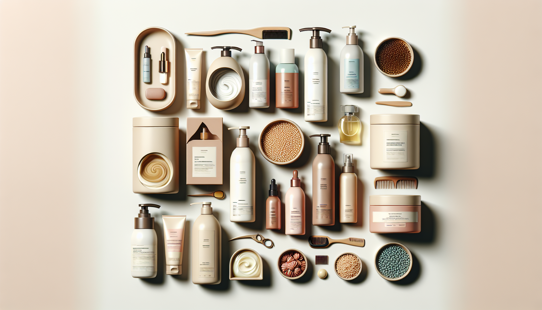 A curated selection of hair care products for maintaining high-tone colors on a white background.