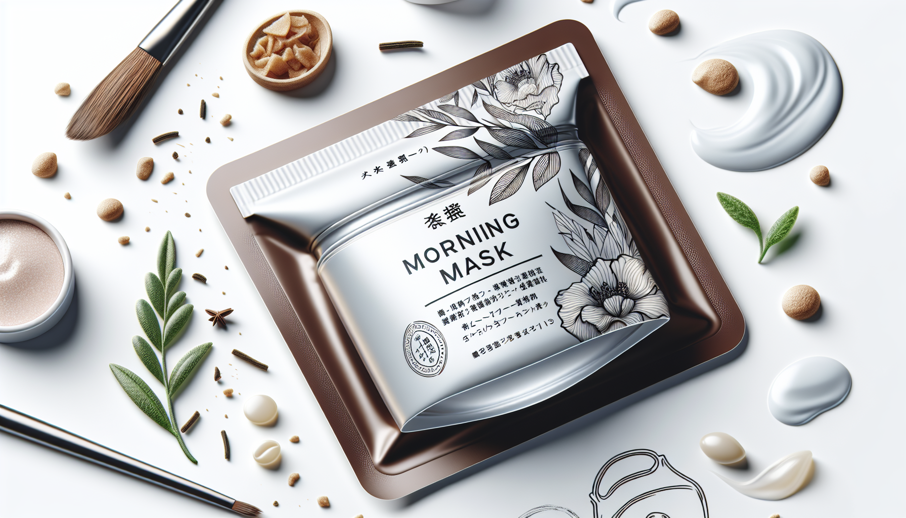 KYOGOKU Signature Stem Cell Morning Mask packaging with natural ingredients