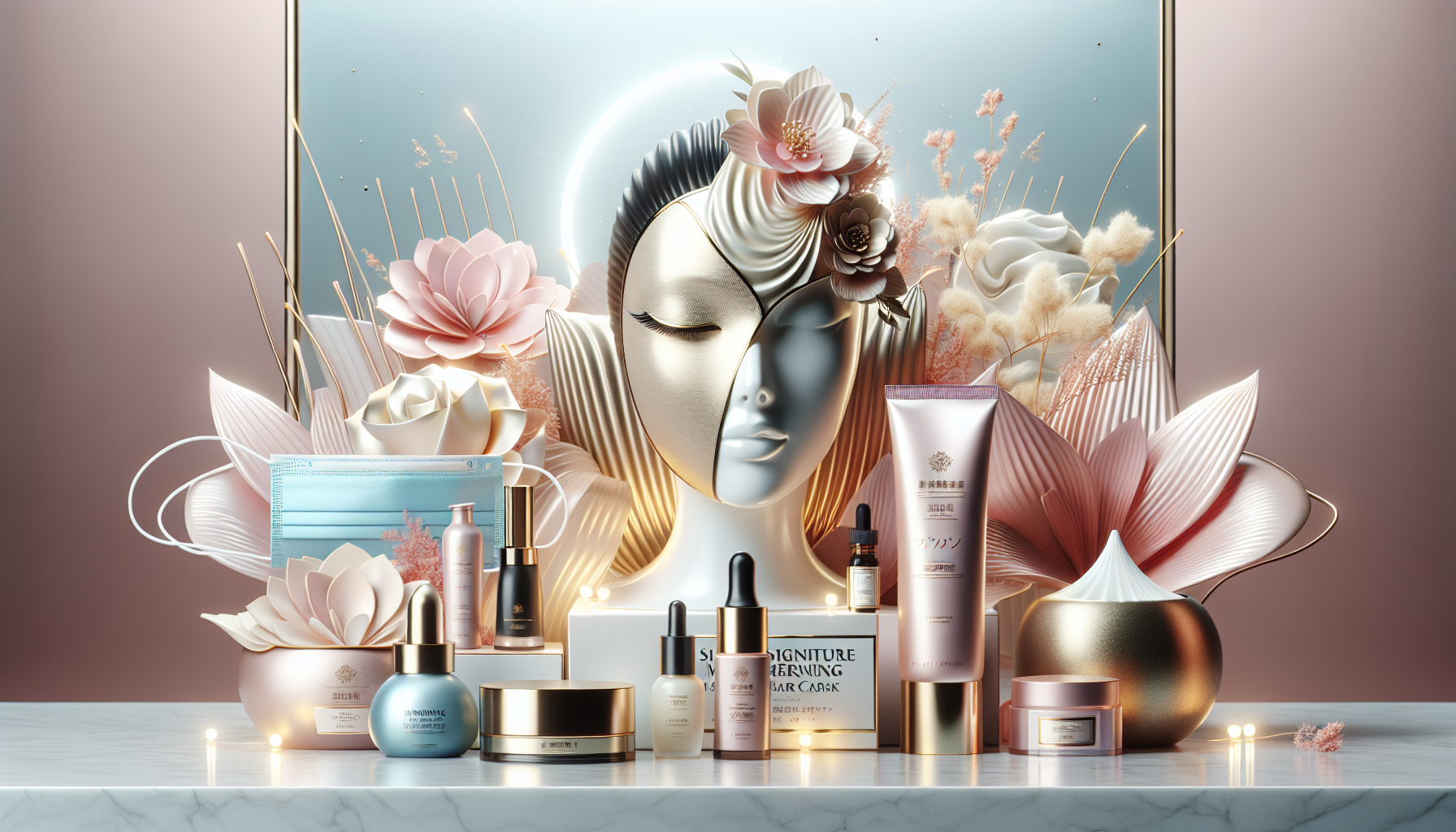 Recommended KYOGOKU products displayed in an aesthetically pleasing arrangement.