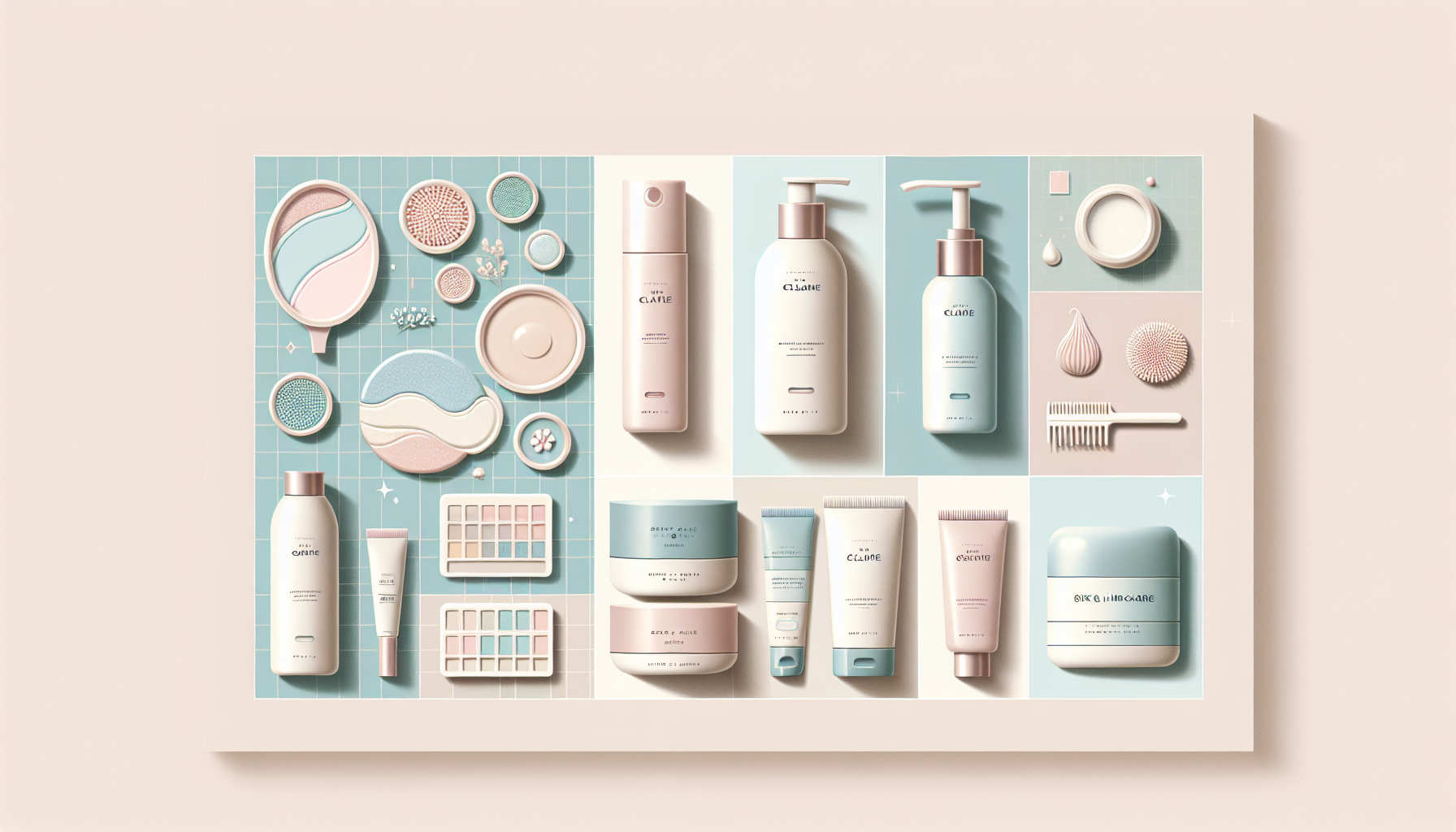 Collage of top recommended beauty products from LCJ MALL.