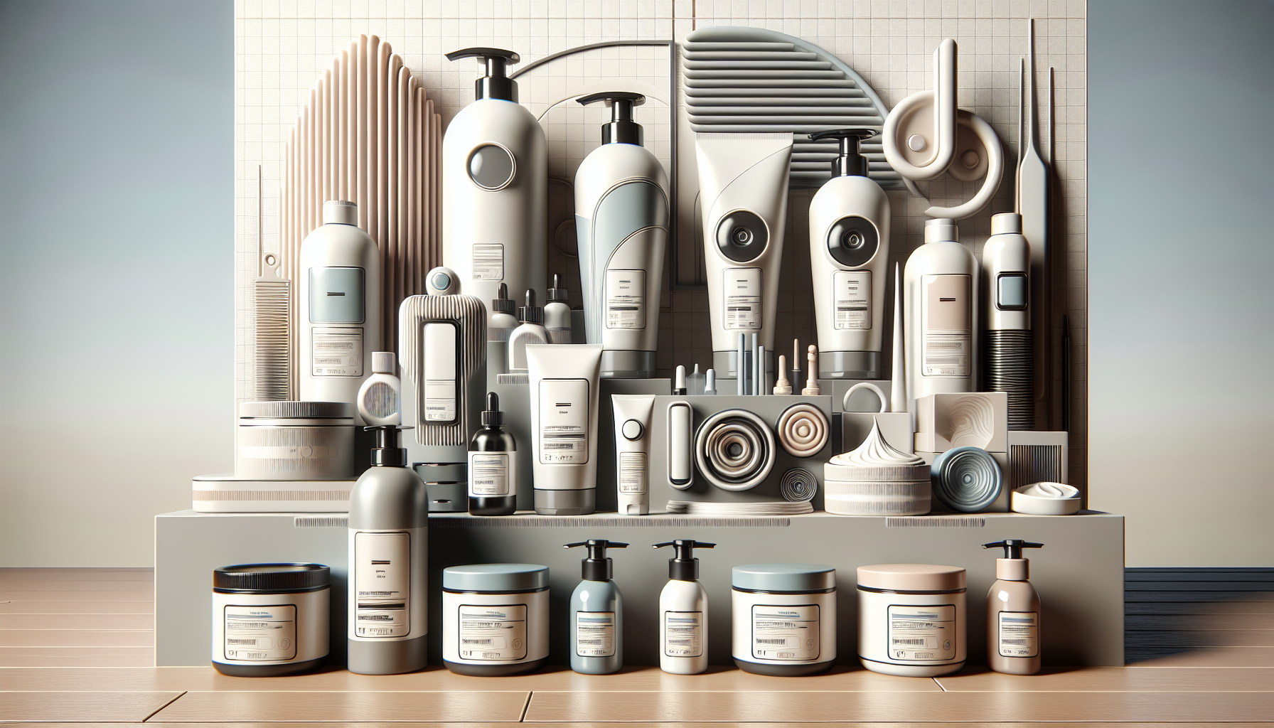 Assorted popular hair treatment products available in 2026.