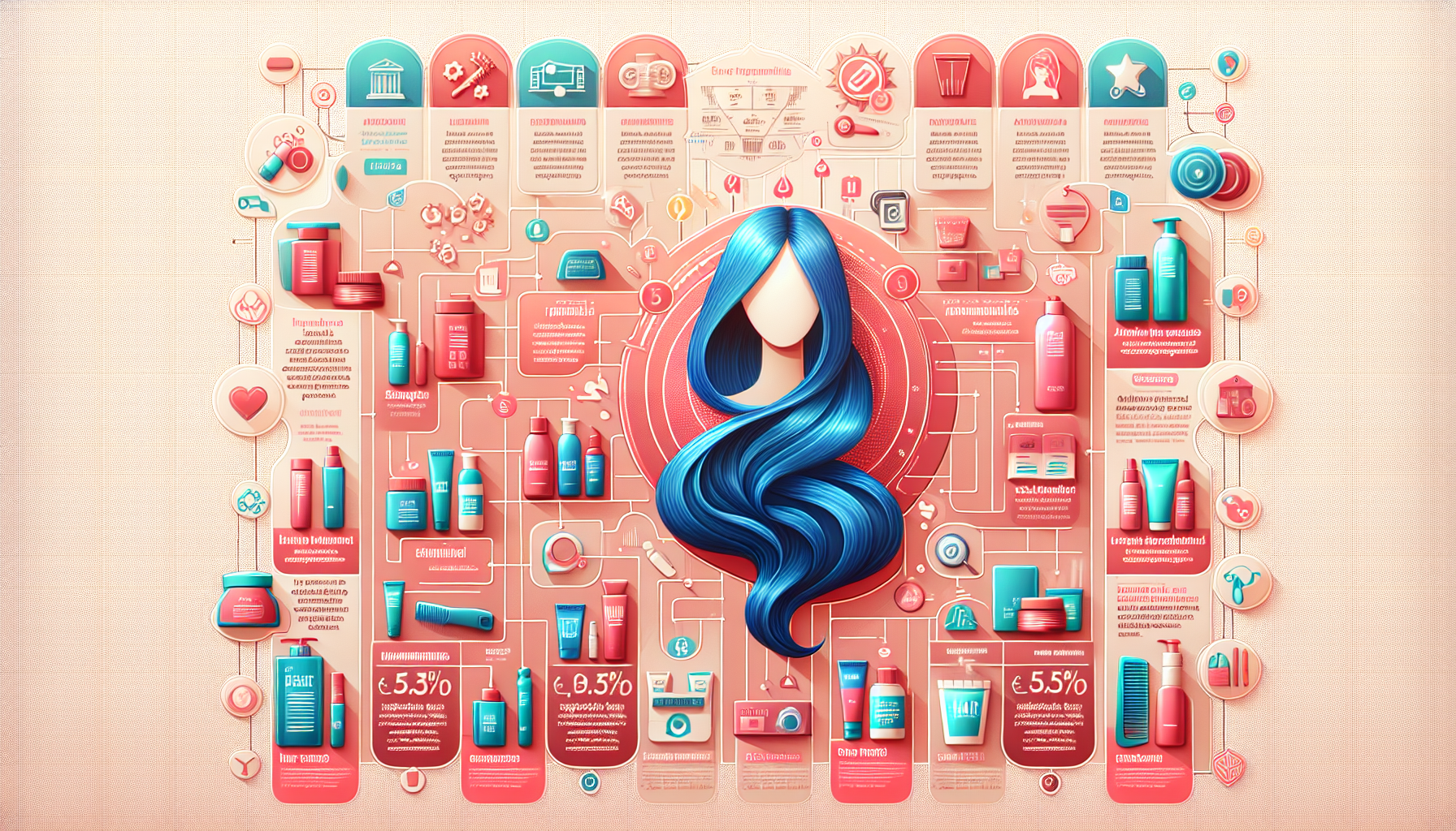 Infographic on how to choose hair treatments, showcasing key selection points.