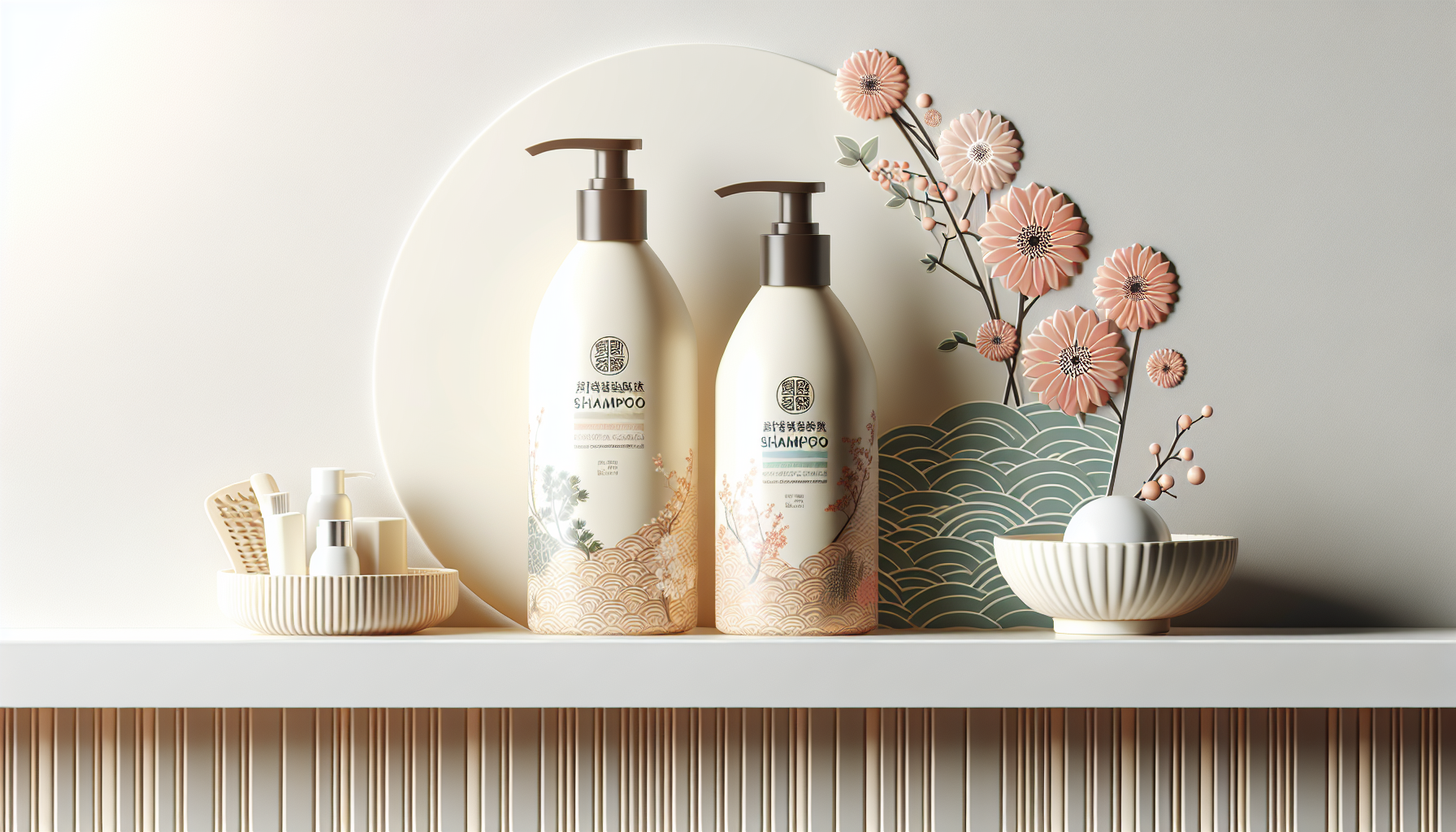 Popular 2026 shampoo products on display, emphasizing natural ingredients and appealing packaging for attracting customers.