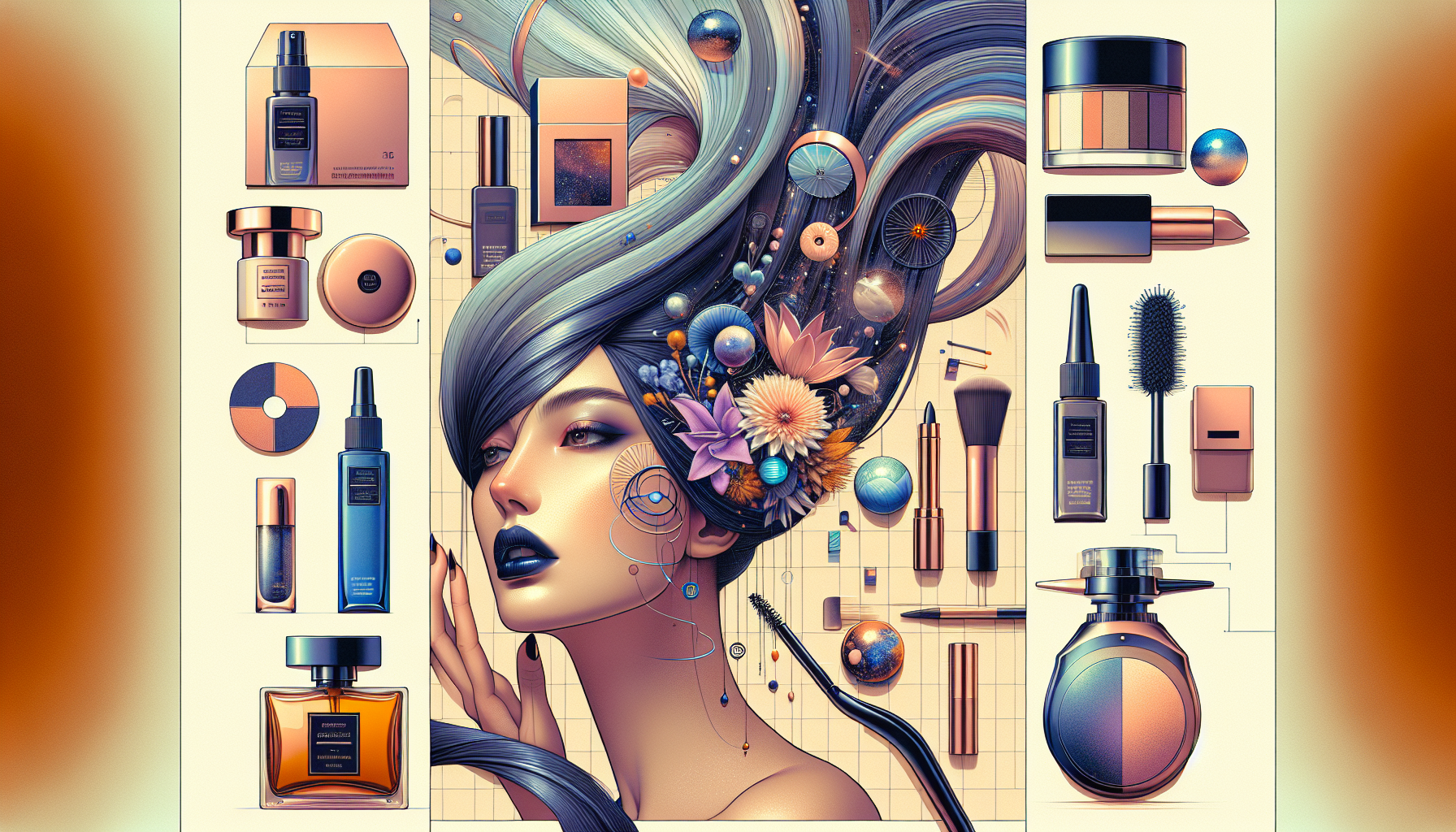 Collage of top 5 recommended beauty products for 2026 showcasing attractive packaging and features.
