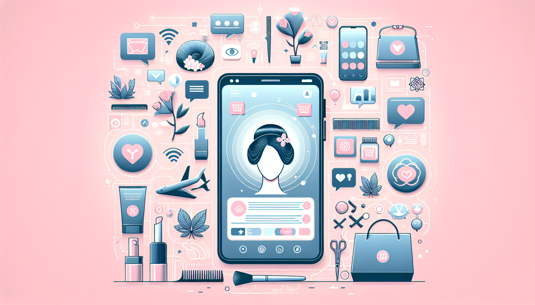Smartphone with shopping app notifications and social media icons illustrating overseas coupon trends in 2026.