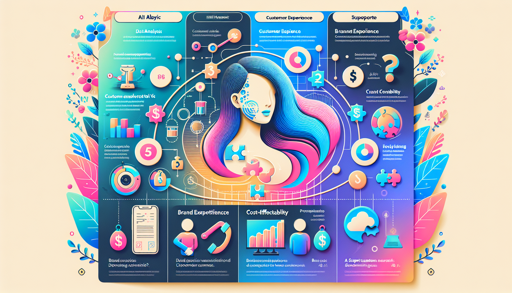 Infographic of key points for selecting AI-driven D2C strategies.