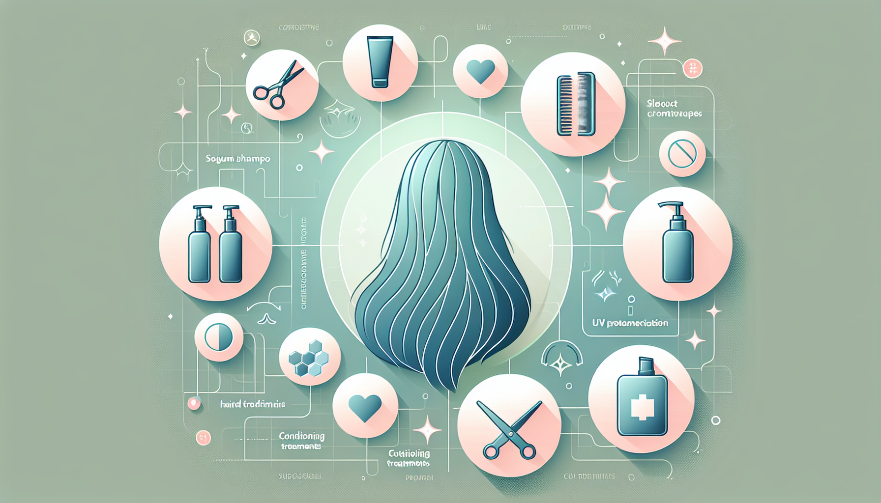 Illustration of effective hair care methods recommended by professional hairstylists.