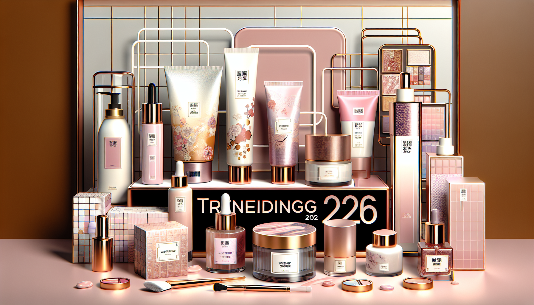 Showcase of top 5 beauty products recommended for 2026.