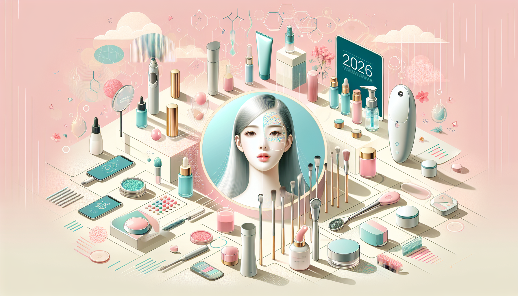 Futuristic beauty technologies and products for 2026.