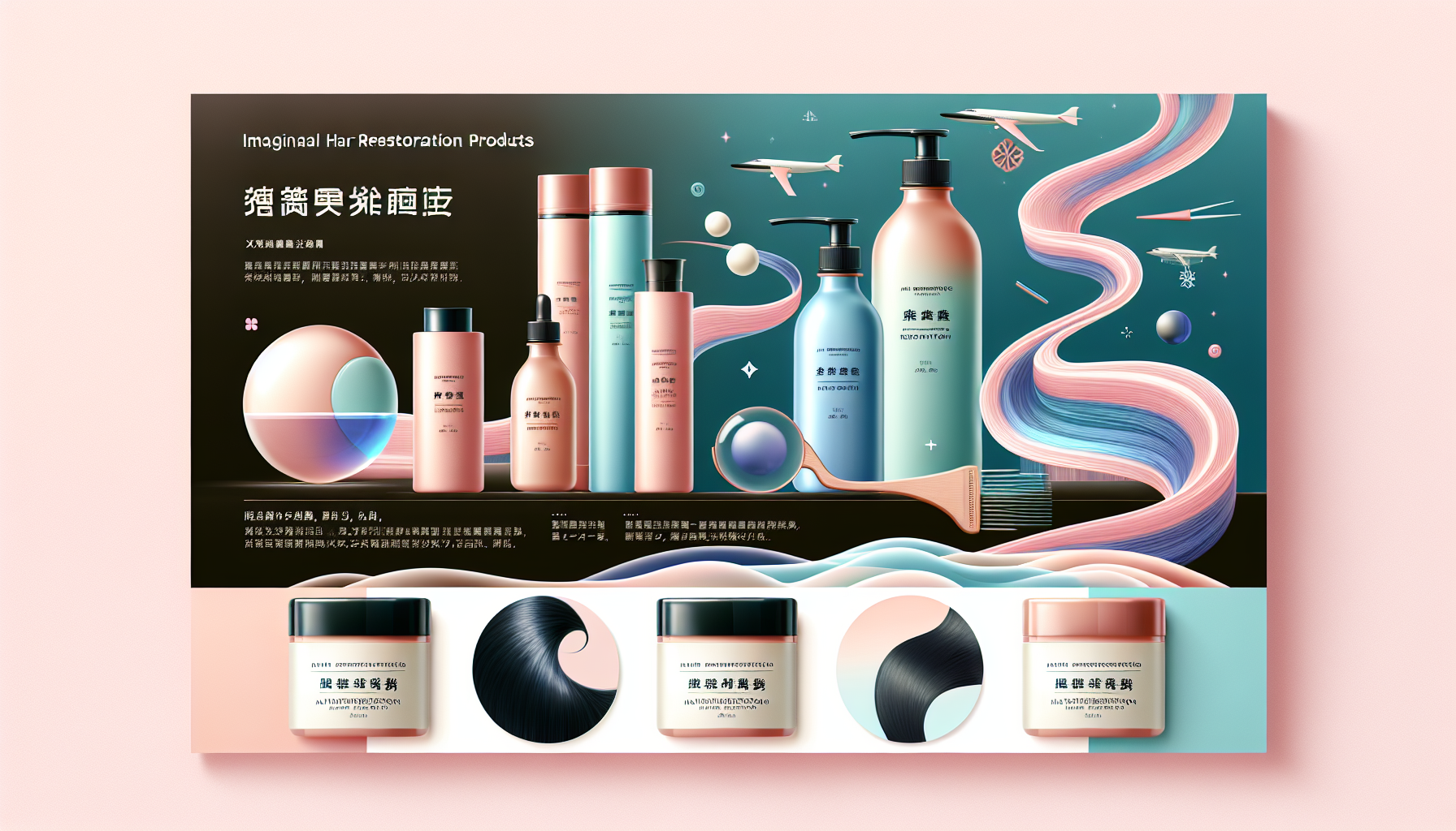 Collage of the top 5 recommended hair restoration products for 2026.