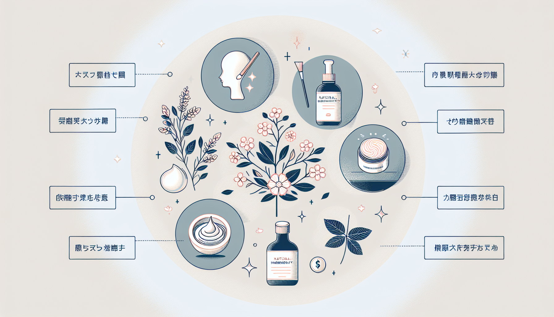 Infographic on choosing bust enhancement serums, highlighting key considerations like ingredients, texture, and price.