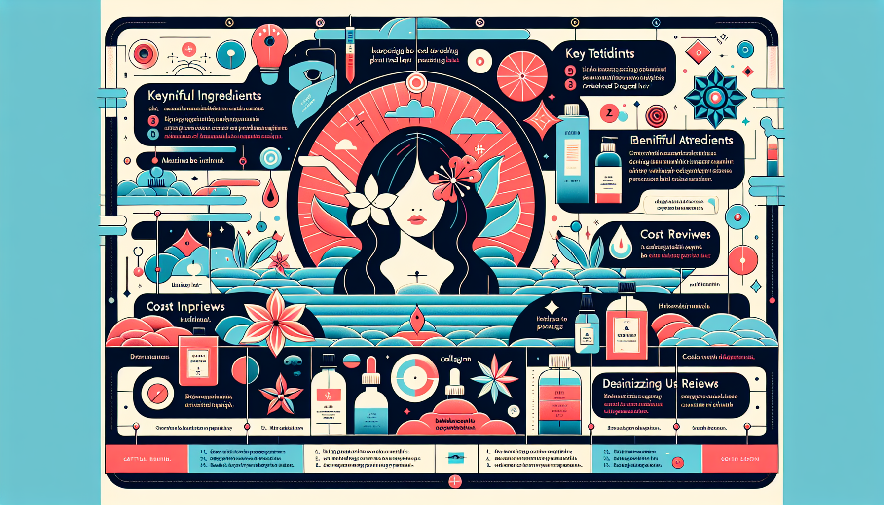 Infographic on how to choose hair care products for damaged hair.