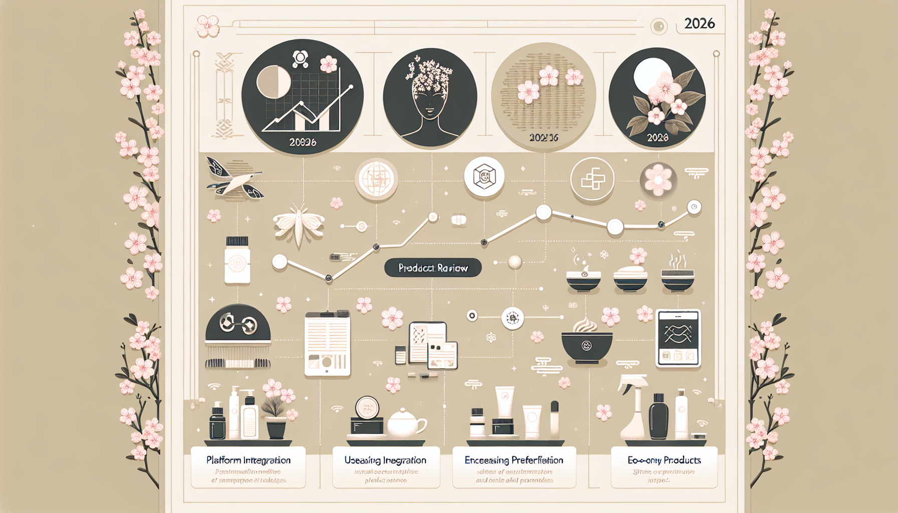 2026 E-commerce Trends in the Beauty Industry Infographic