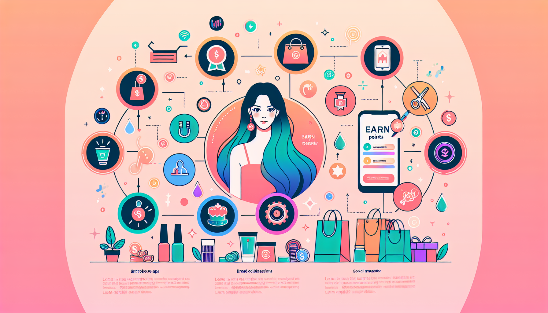 Infographic illustrating effective points-earning methods for ポイ活 in 2026.