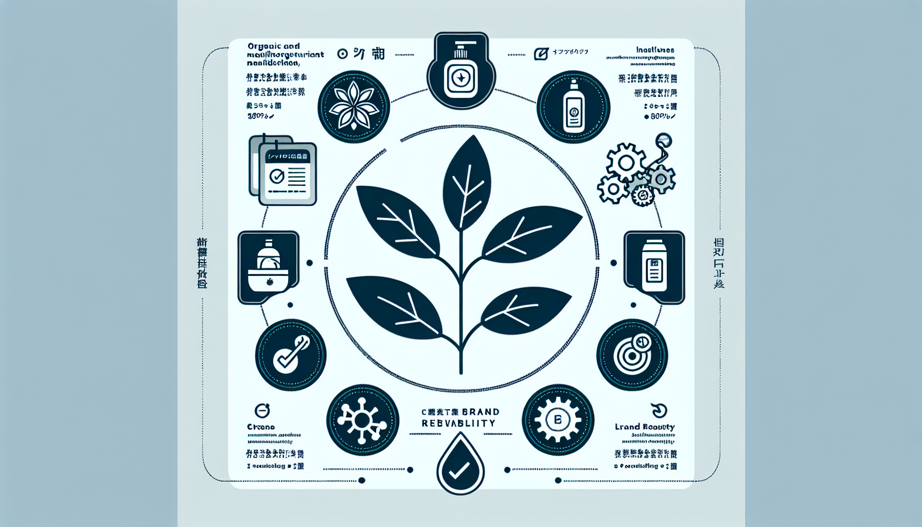 Infographic on how to choose hair care products highlighting key features and sustainability.