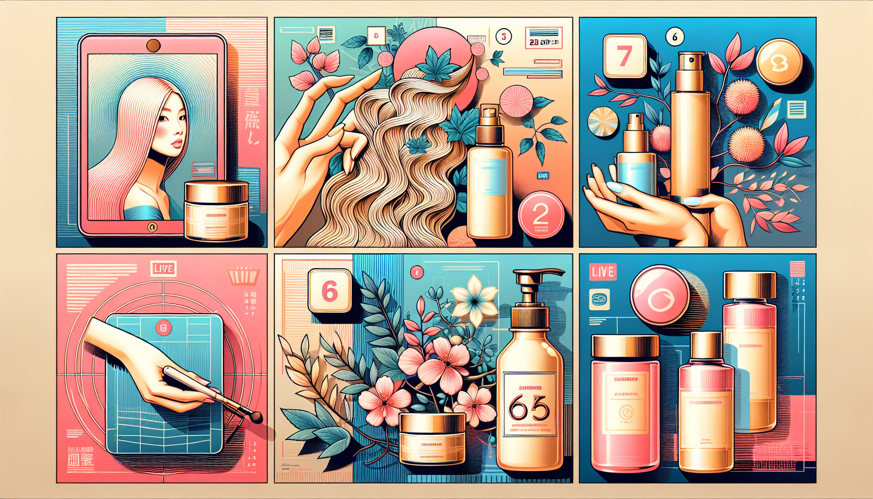 Collage of the top 5 recommended products for influencer live streaming in 2026.