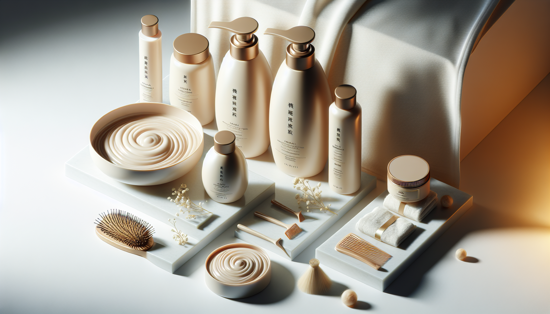 KYOGOKU shampoo and related products showcased in a professional presentation.