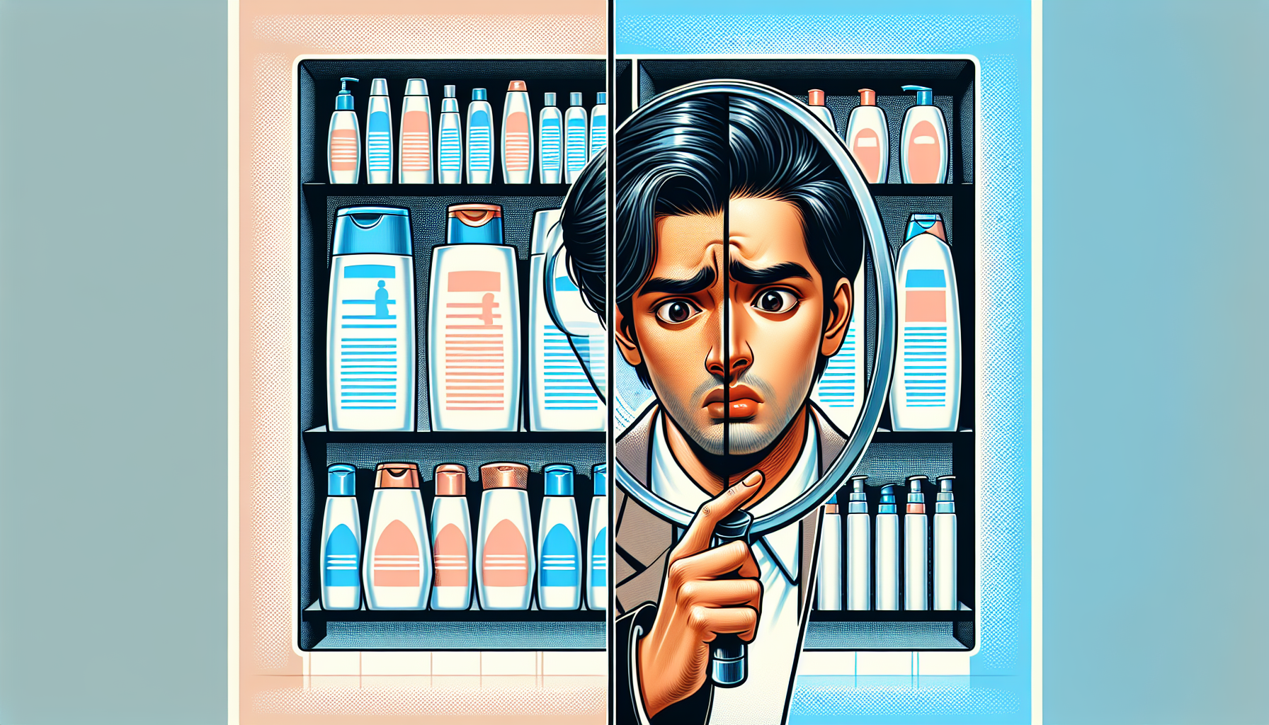 Confusion about shampoo selection with multiple product options.