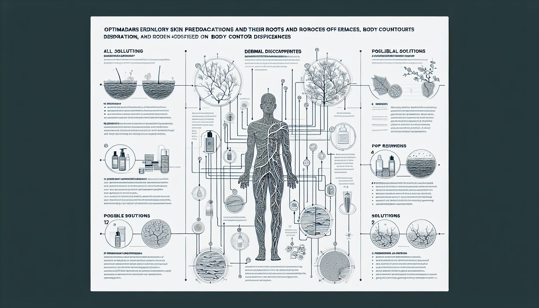 common skin concerns and their causes infographic