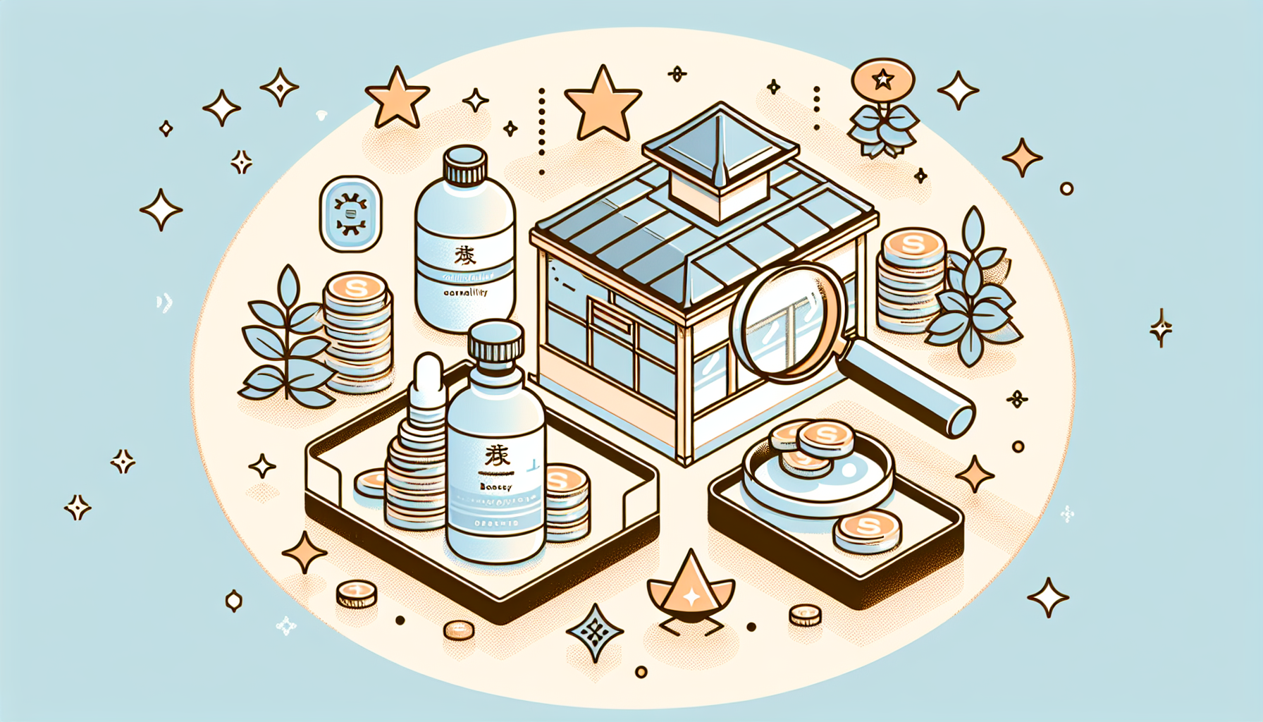 Illustration depicting key considerations for choosing D2C products.