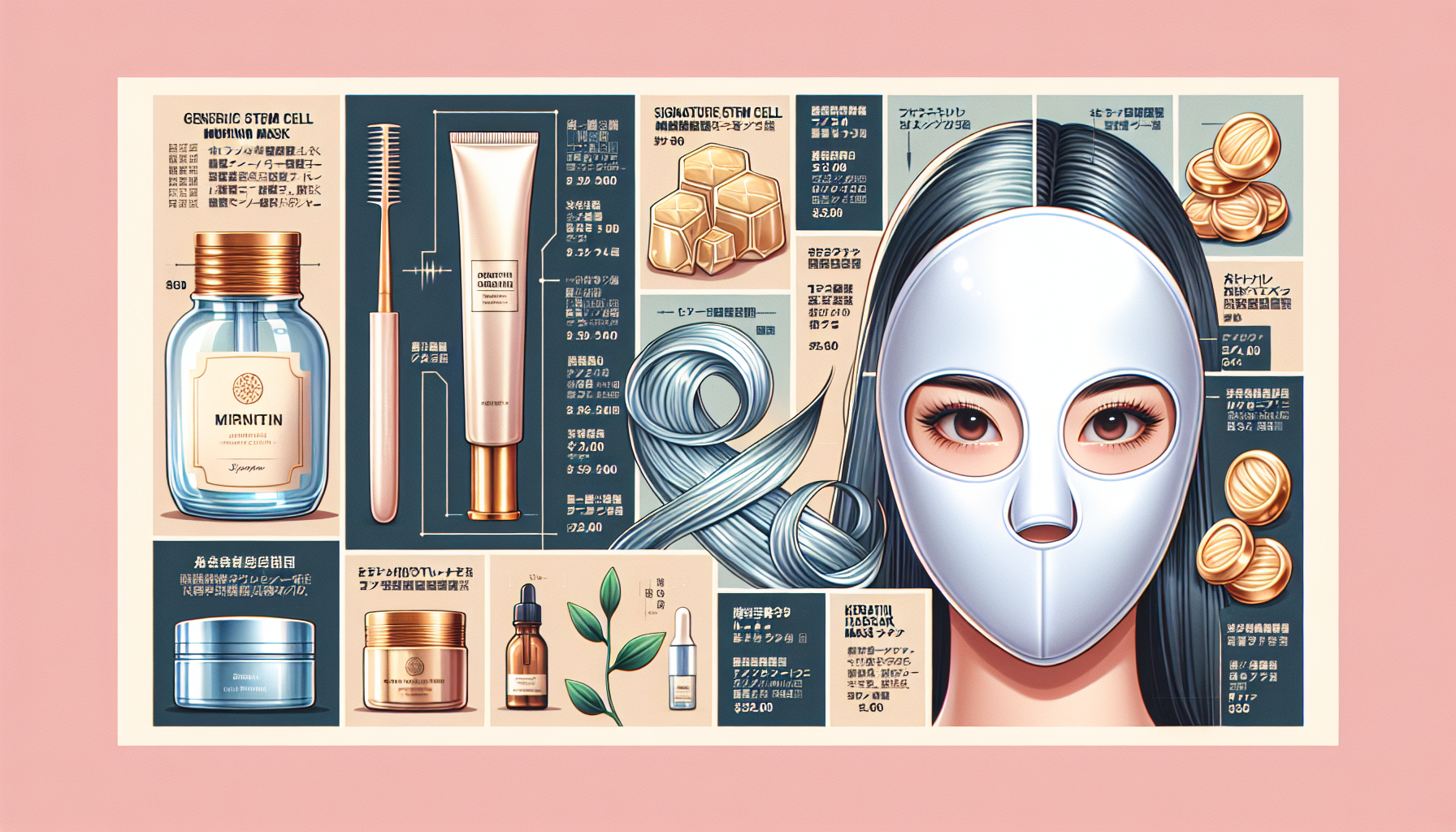 Collage of recommended products from LCJ MALL, showcasing KYOGOKU skincare and haircare items.
