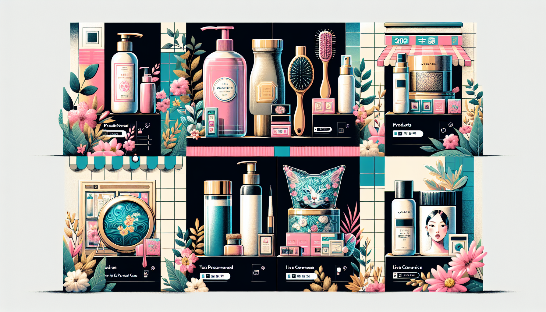 Collage of top 5 recommended live commerce products for 2026.