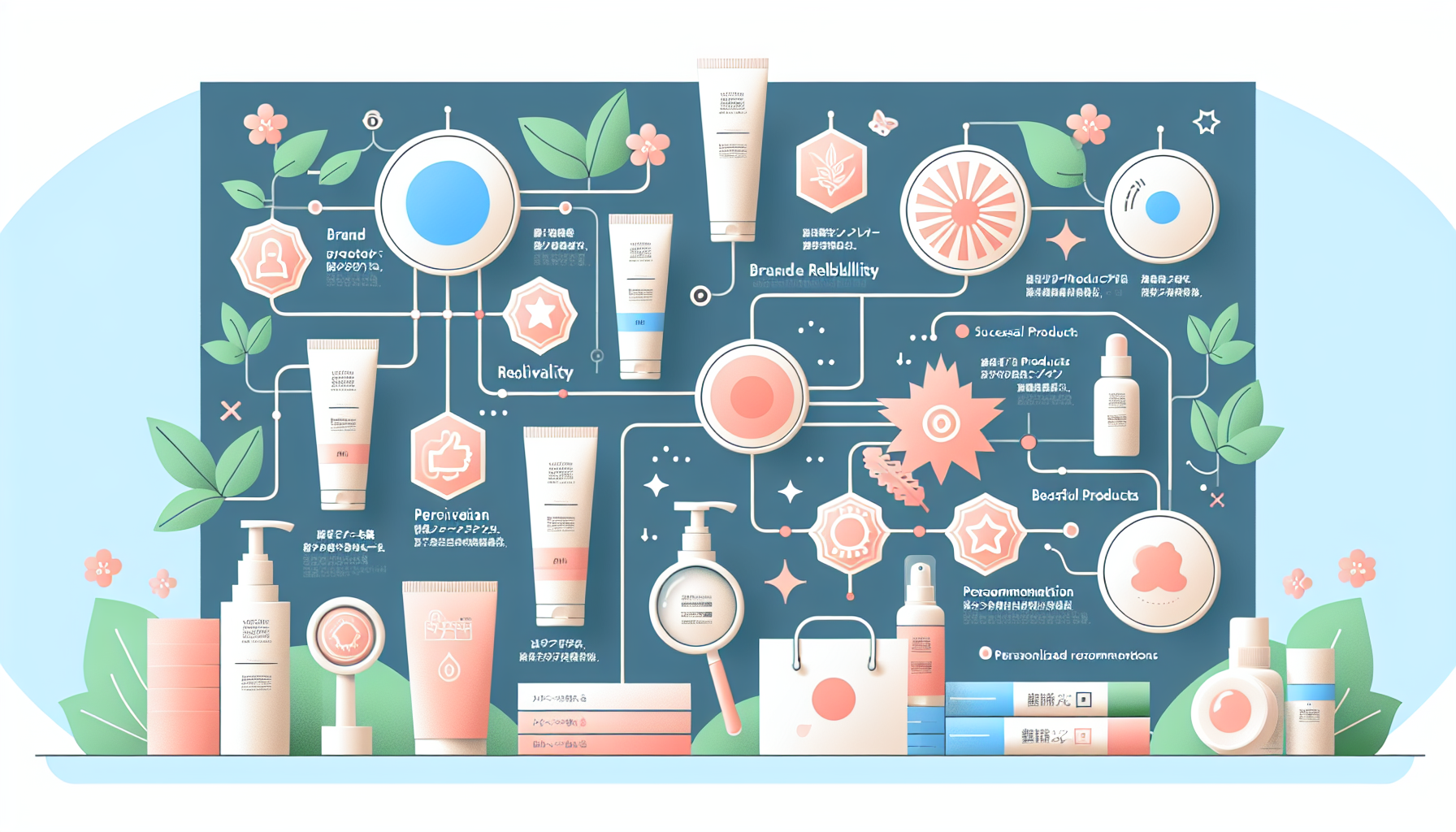 Infographic on important tips for choosing live commerce products.