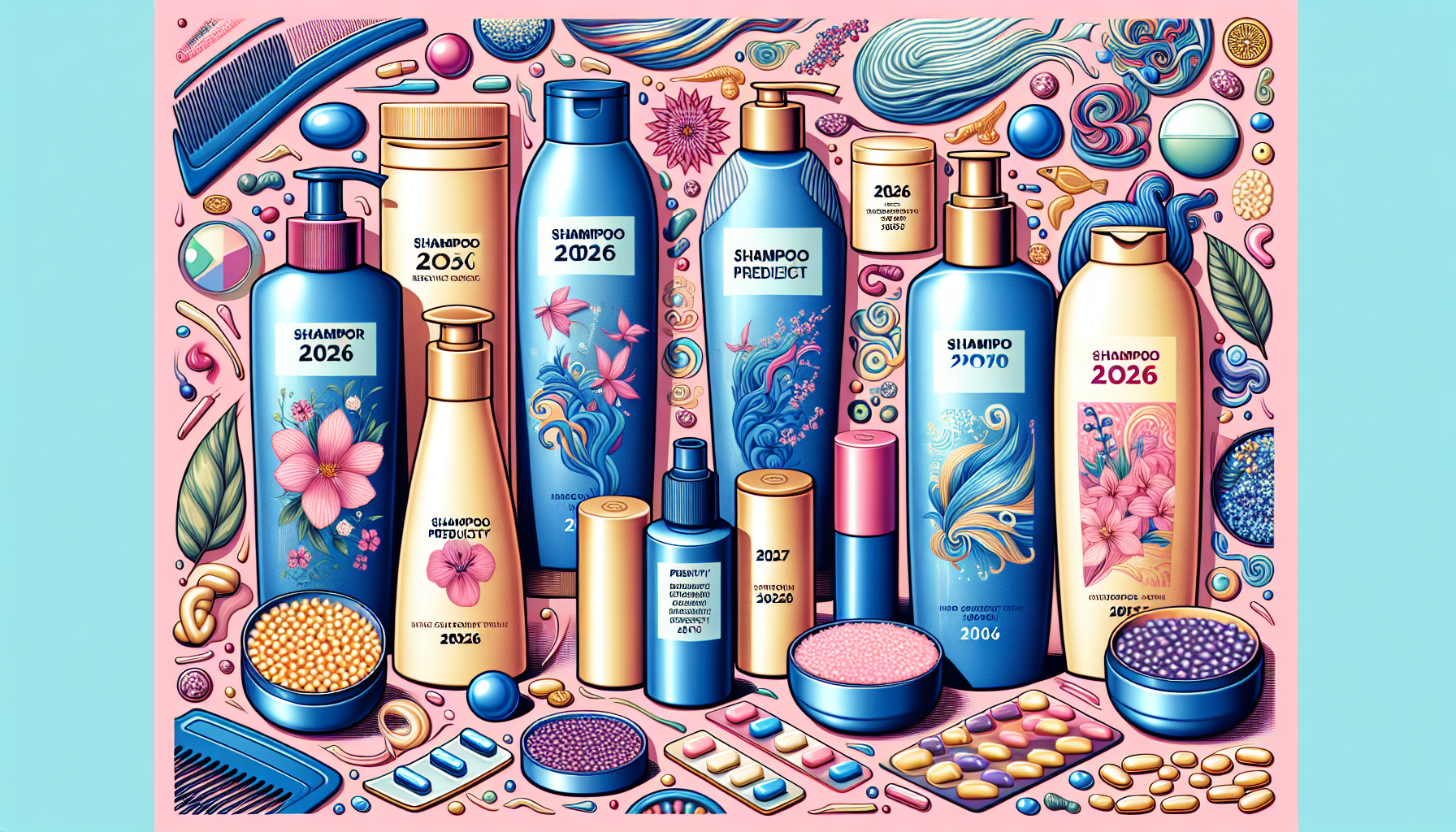 Collage of recommended popular shampoos for 2026.