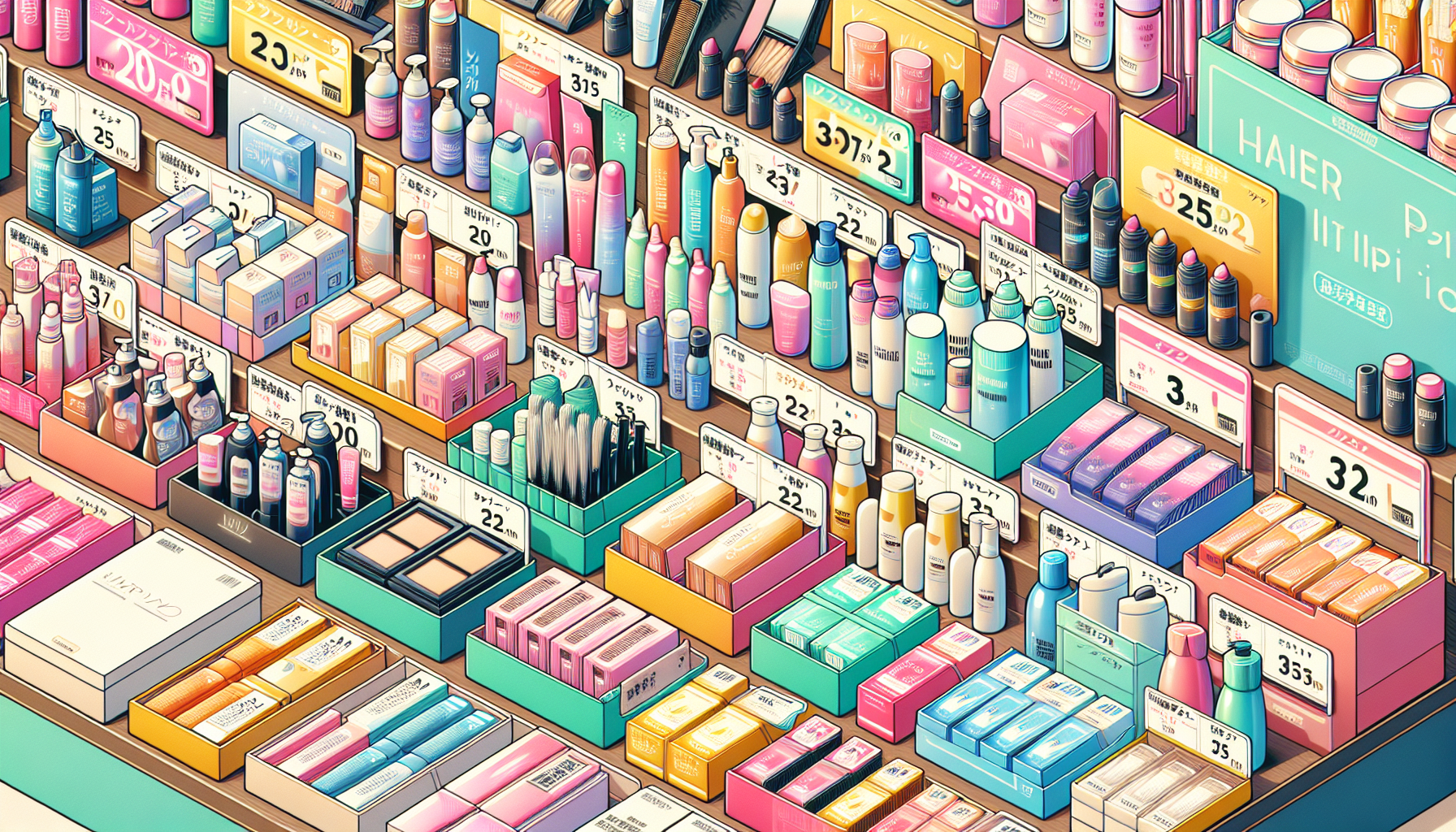 Display of recommended products from LCJ Mall