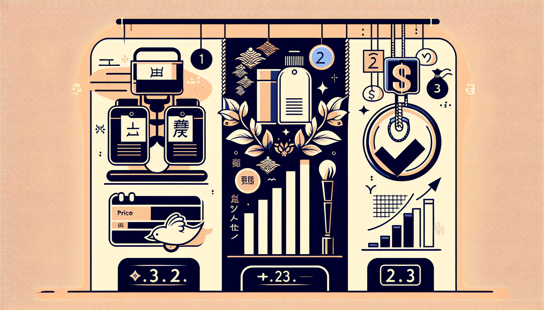 Infographic showing key points for selecting popular products for receipt side business.