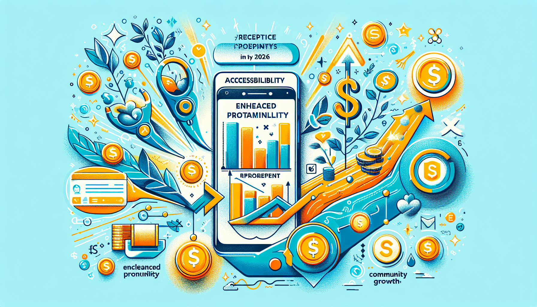 Infographic illustrating the key points of the receipt side business trend for 2026.