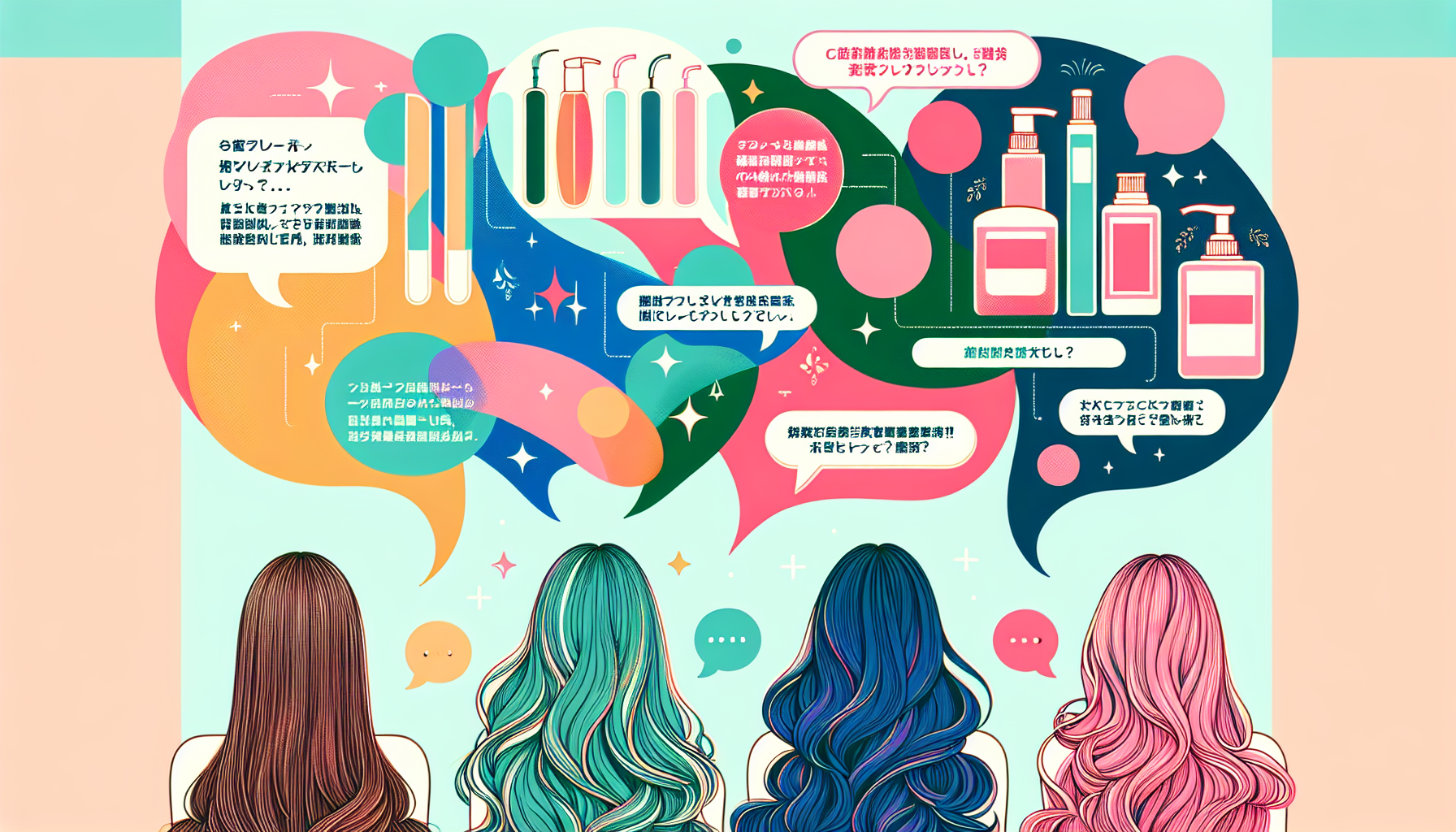 Common concerns about choosing the right commercial shampoo for different hair types.