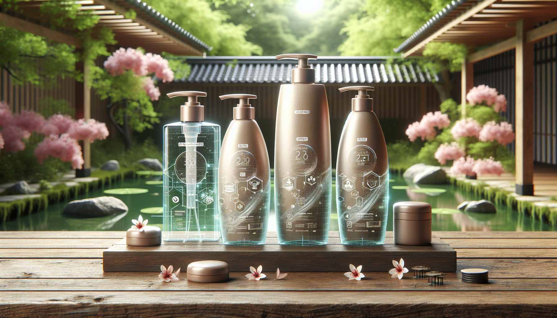 A graphic representation of popular shampoo trends for 2026, featuring eco-friendly and organic products.