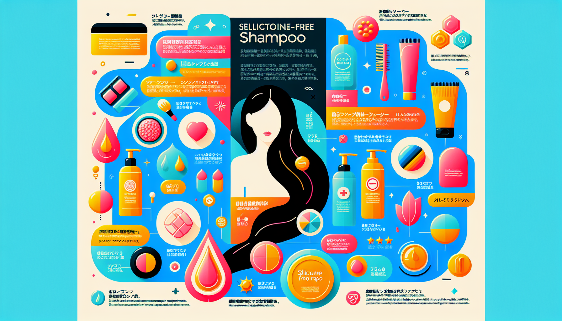 Infographic on how to choose silicone-free shampoo with key points discussed in the article.