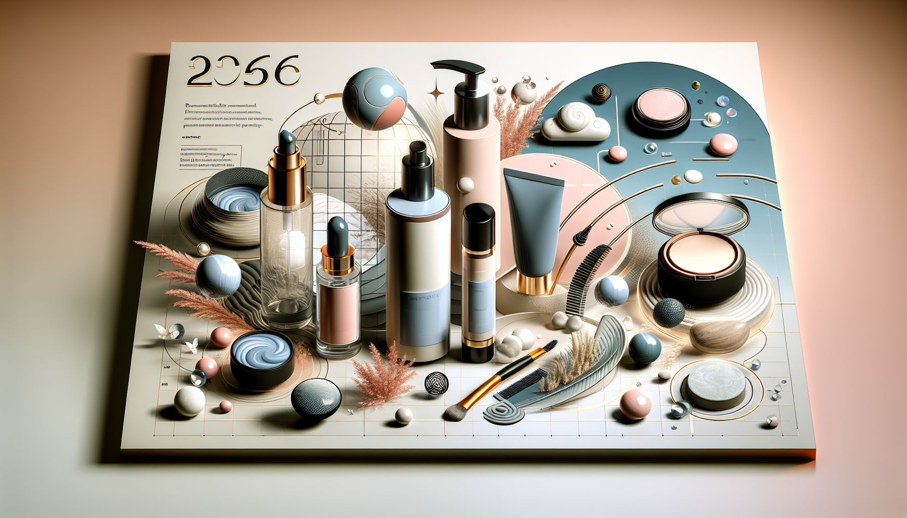 Collage of the top 5 recommended beauty products for 2026.