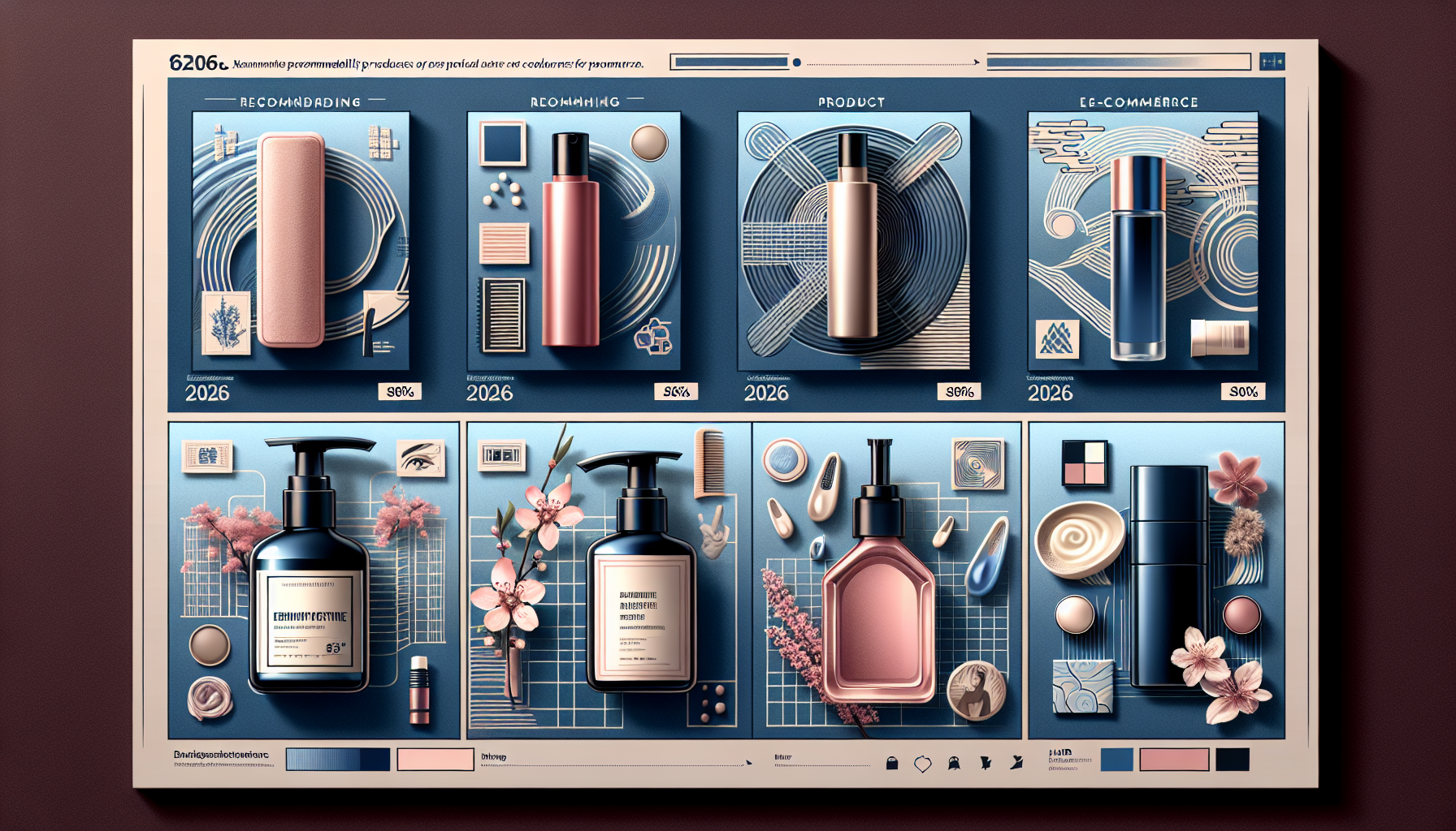 Collage of top 5 recommended social commerce products for 2026 with images and key attributes.