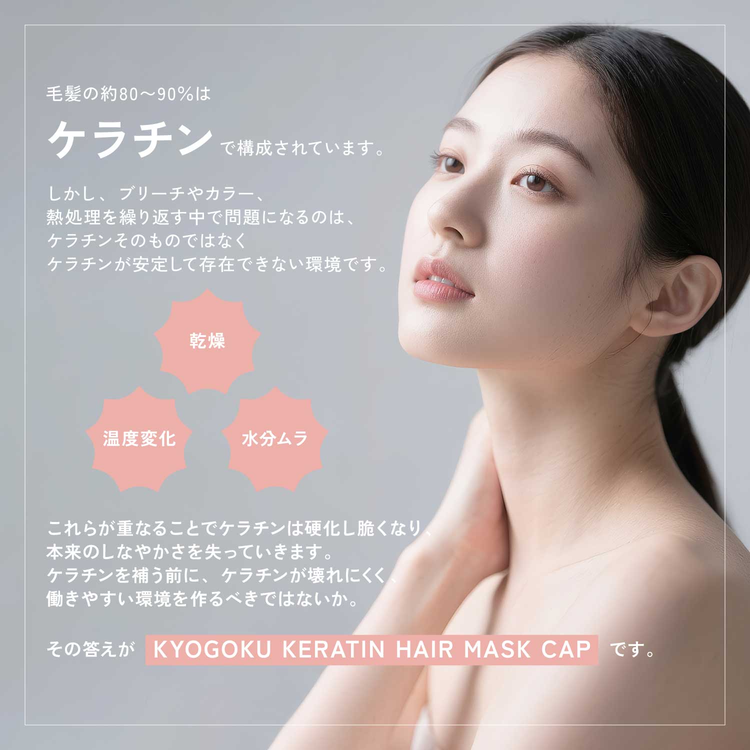 KYOGOKU ケラチンヘアマスクキャップ