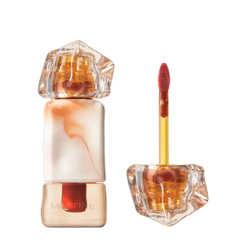 MISTINEミルクコーヒーリップグロス　自分らしいきれい　長持ち　エッセンス配合　唇のシワを改善