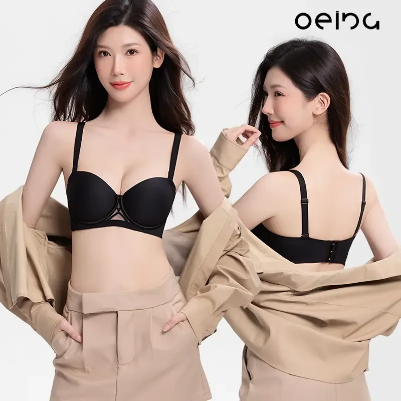 【OEING】2点セット、レディースブラプッシュアップ、小さな胸サポート、オールシーズン着用可能、たるみ防止、セクシーな下着を見せる、痕跡なし#91 1