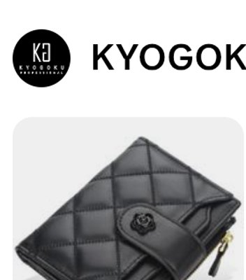 KYOGOKU Rose Lock Wallet 三つ折り財布 / サンバイザー UVカット つば広日