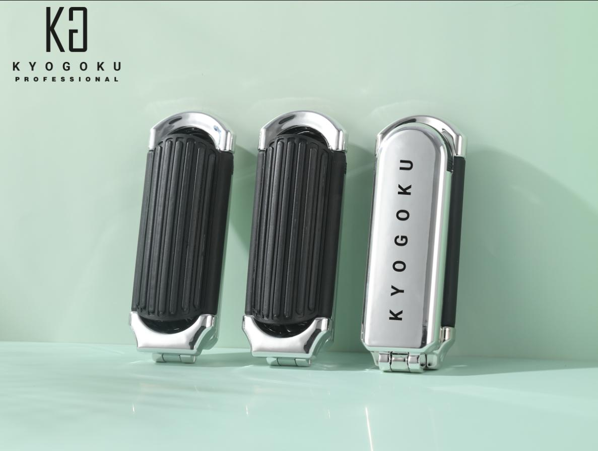 Kyogoku ミラーブラシ 鏡付きブラシ 使いやすい 髪やメイクアップを整える 静電気防止