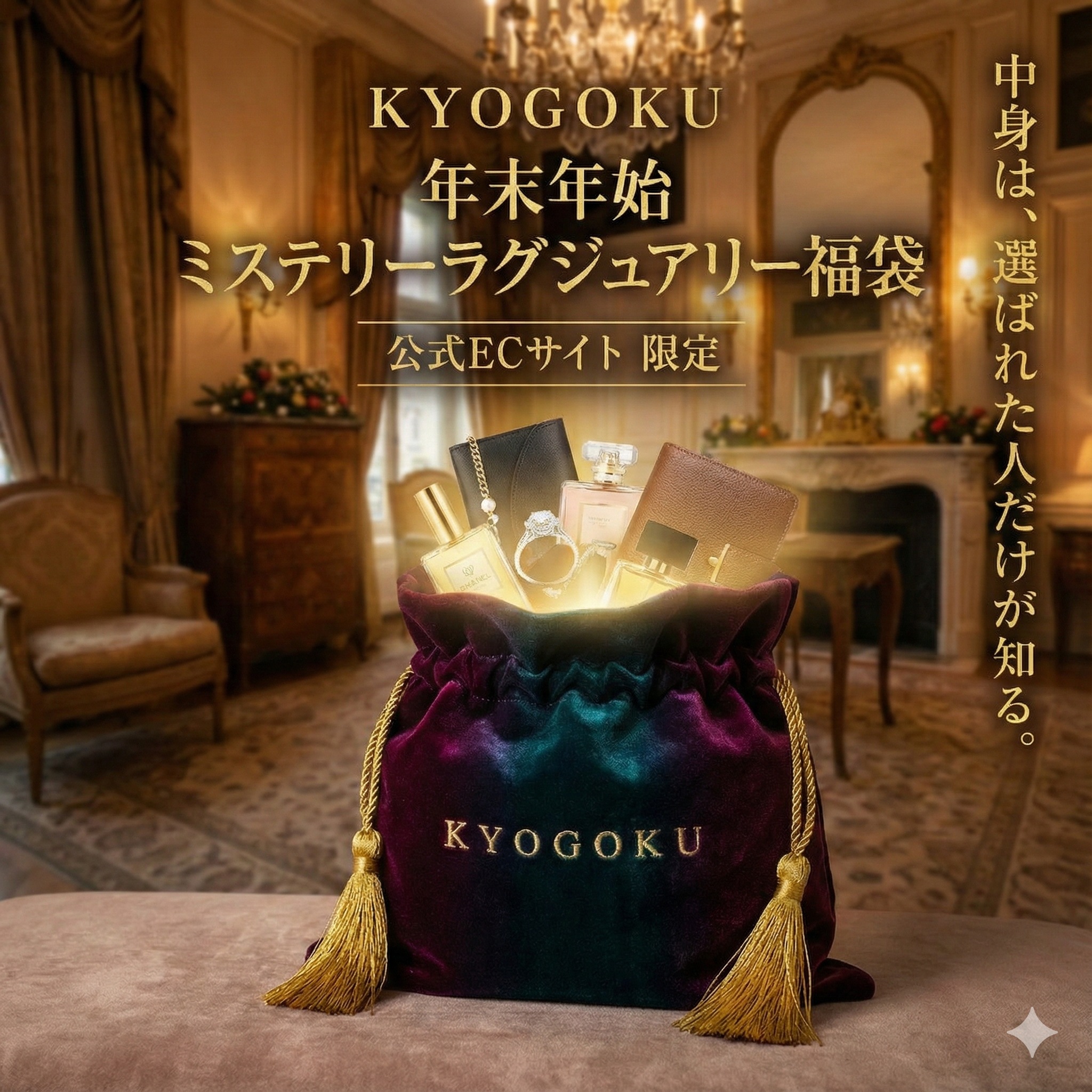 【公式EC限定】KYOGOKU ミステリーラグジュアリー福袋 2026 ～選ばれし200名へ贈る美の宝石箱～