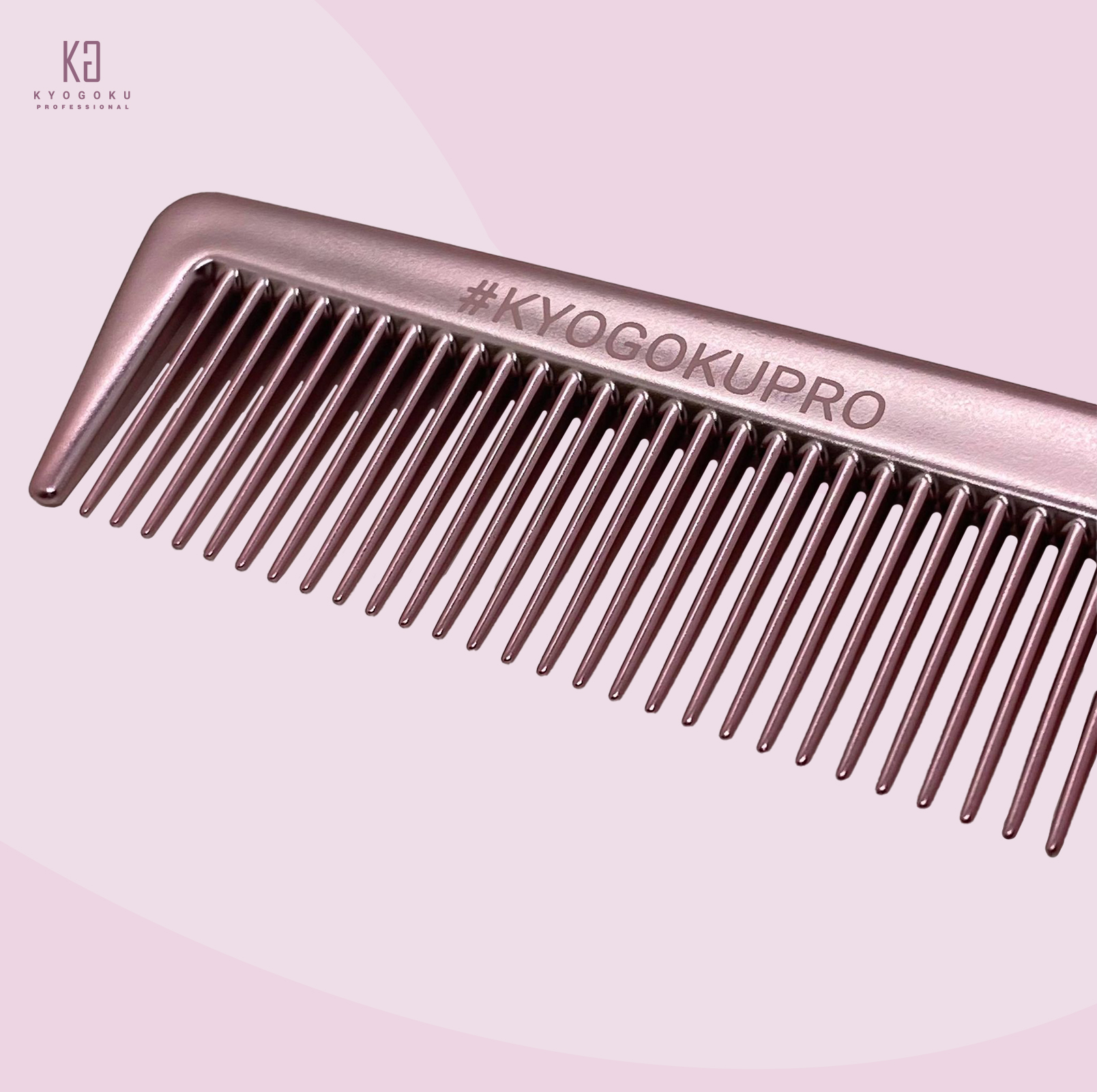 KYOGOKU ローズゴールド テールコーム