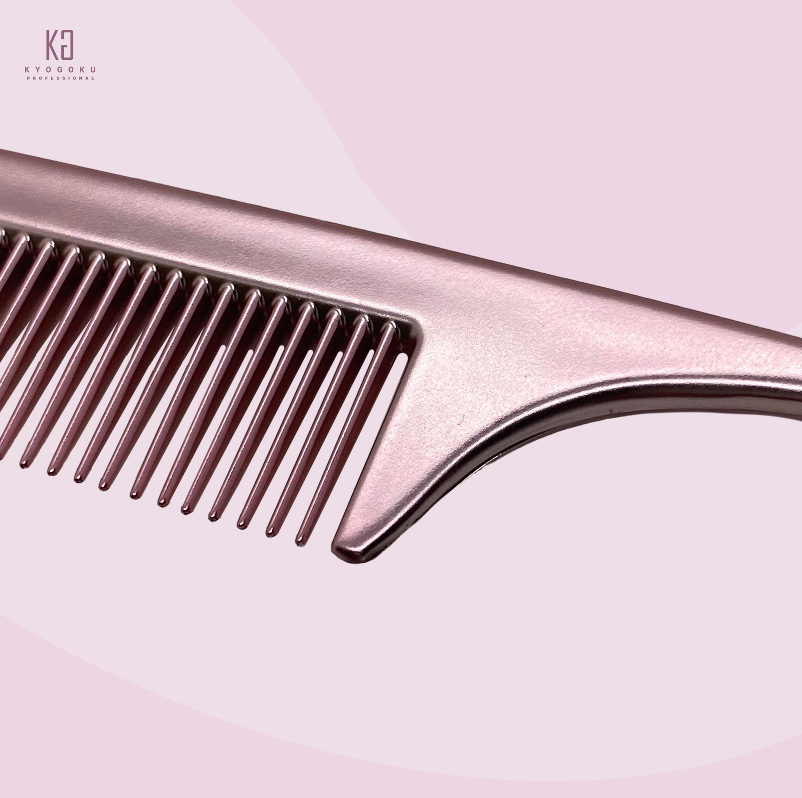 KYOGOKU ローズゴールド テールコーム